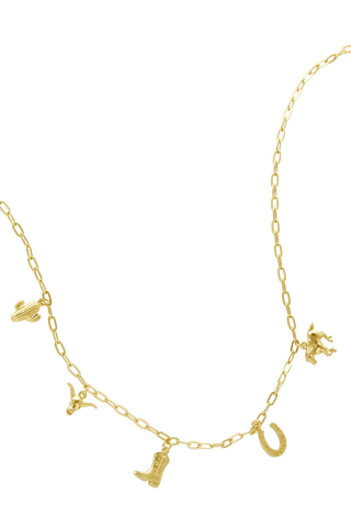 Wild West Necklace Gold