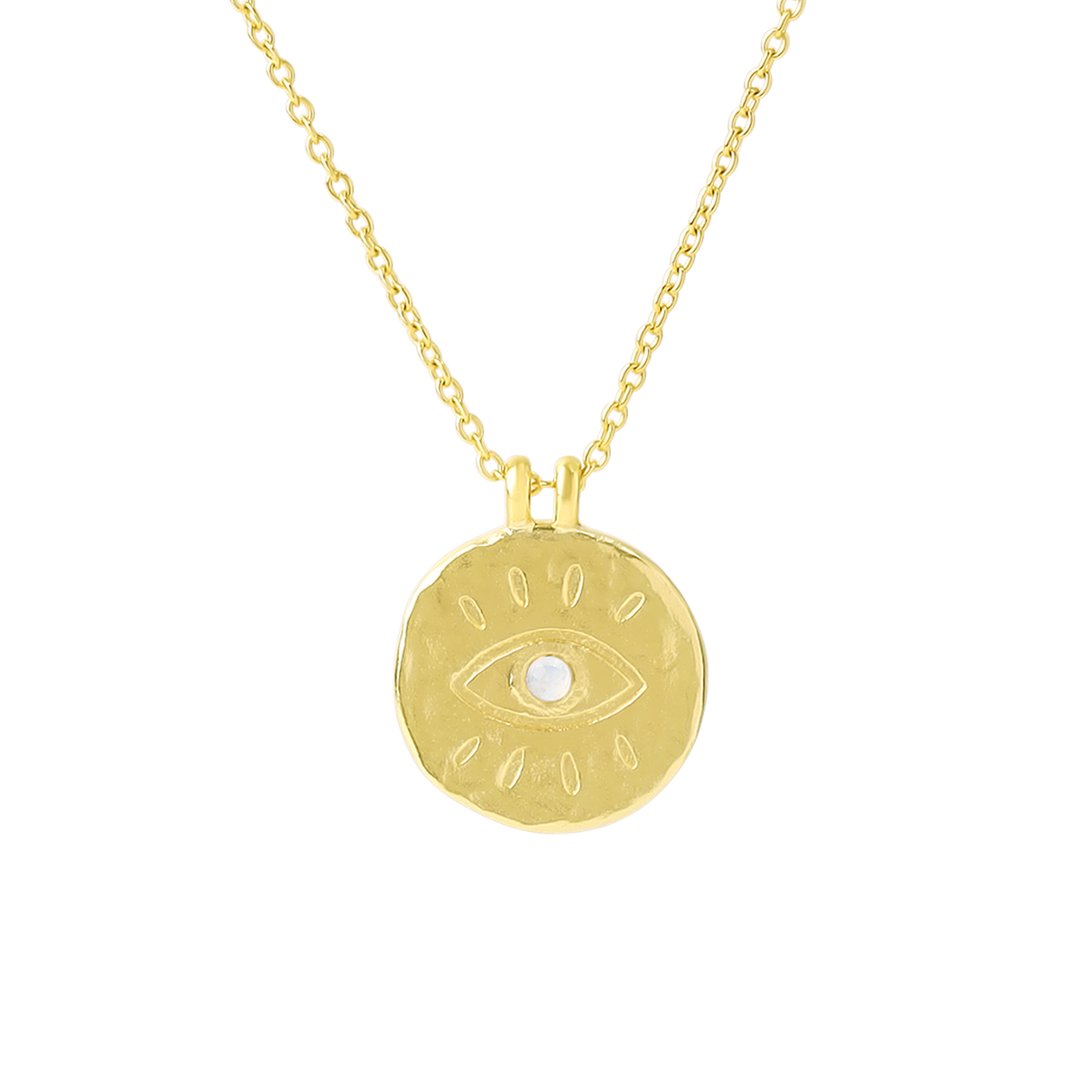 All Seeing Eye Necklace Gold