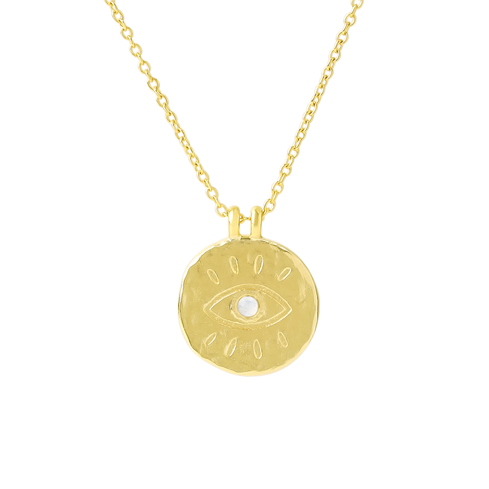 All Seeing Eye Necklace Gold
