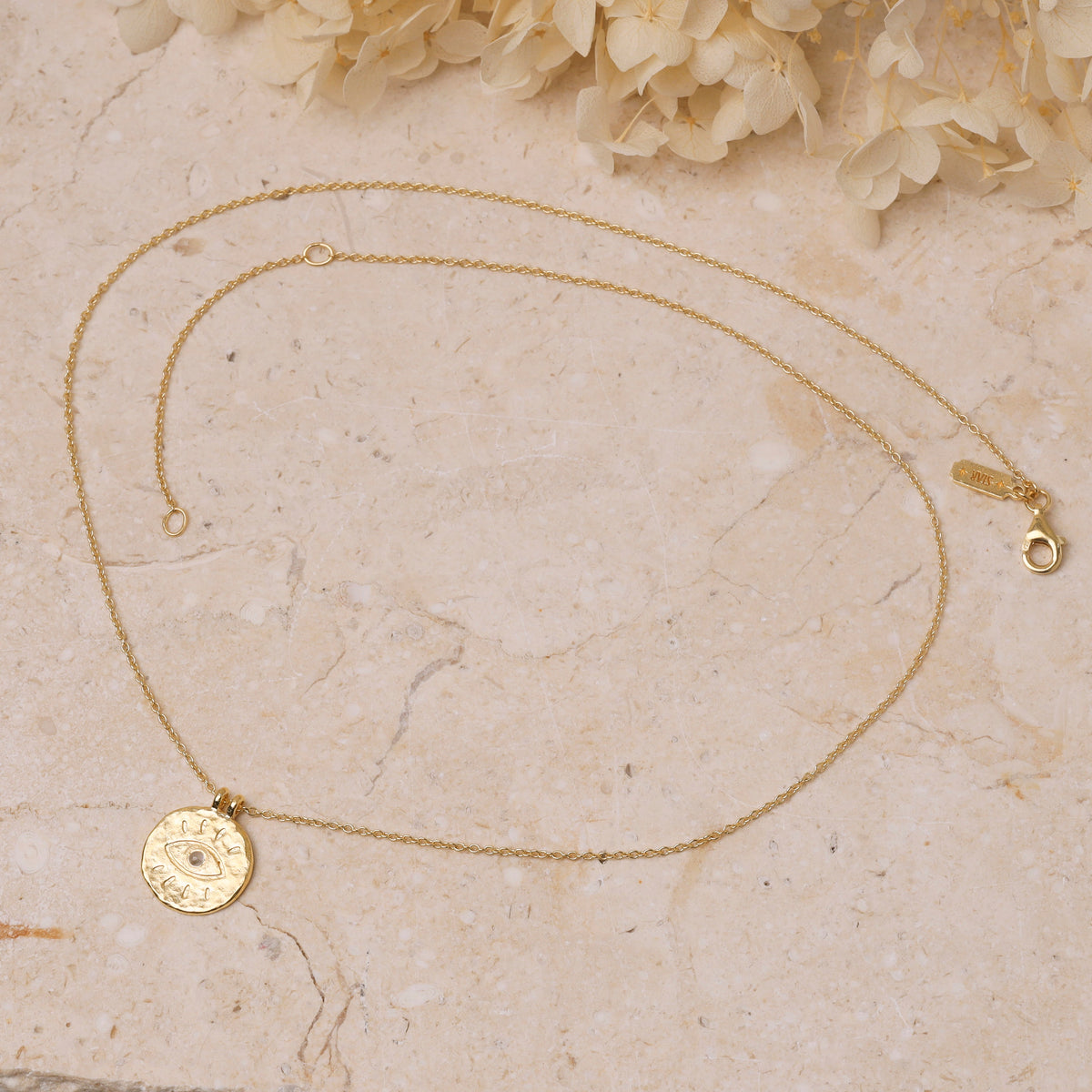 All Seeing Eye Necklace Gold