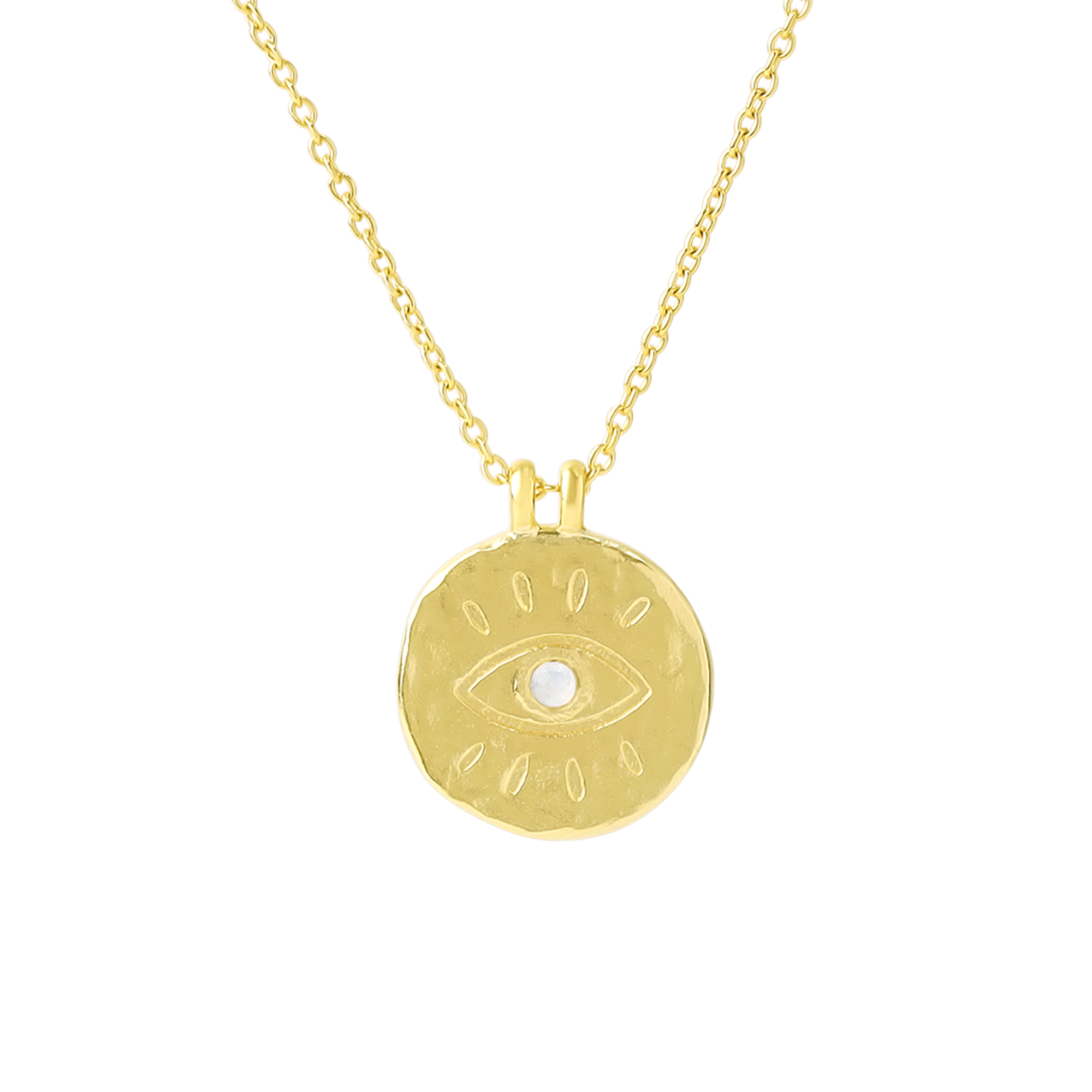 All Seeing Eye Necklace Gold