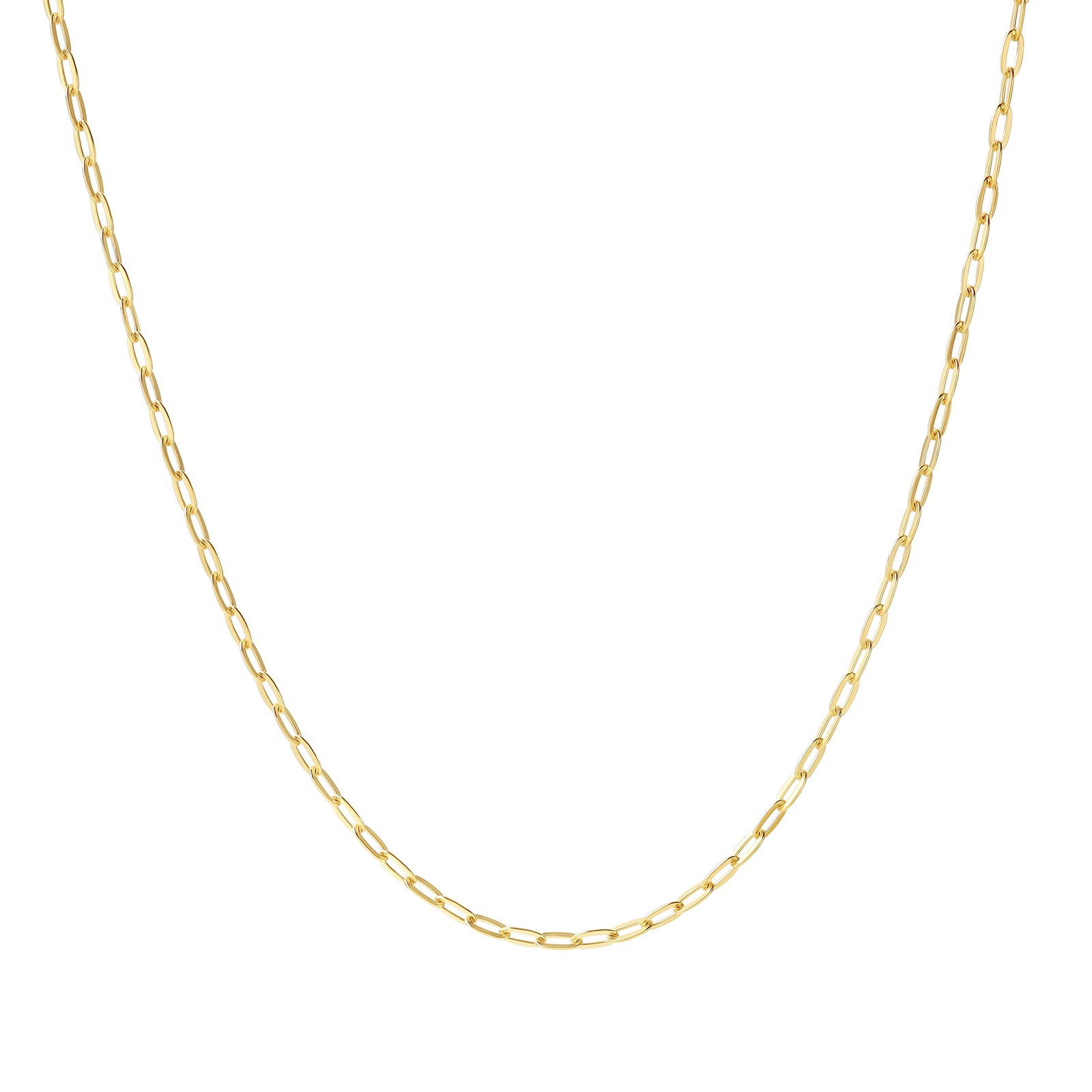 Oval Link Chain Gold