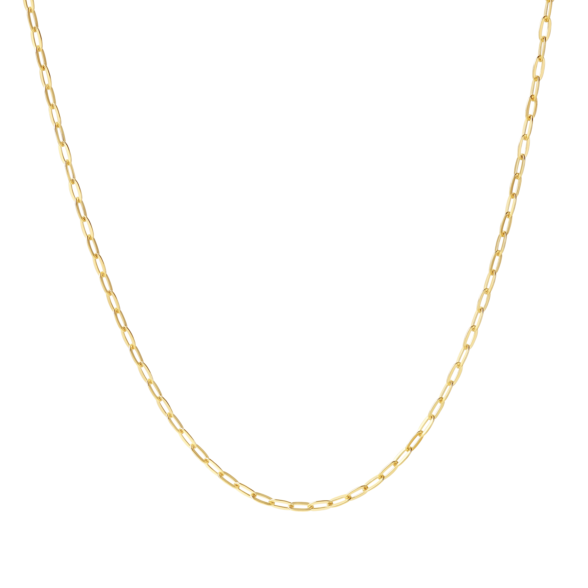 Oval Link Chain Gold