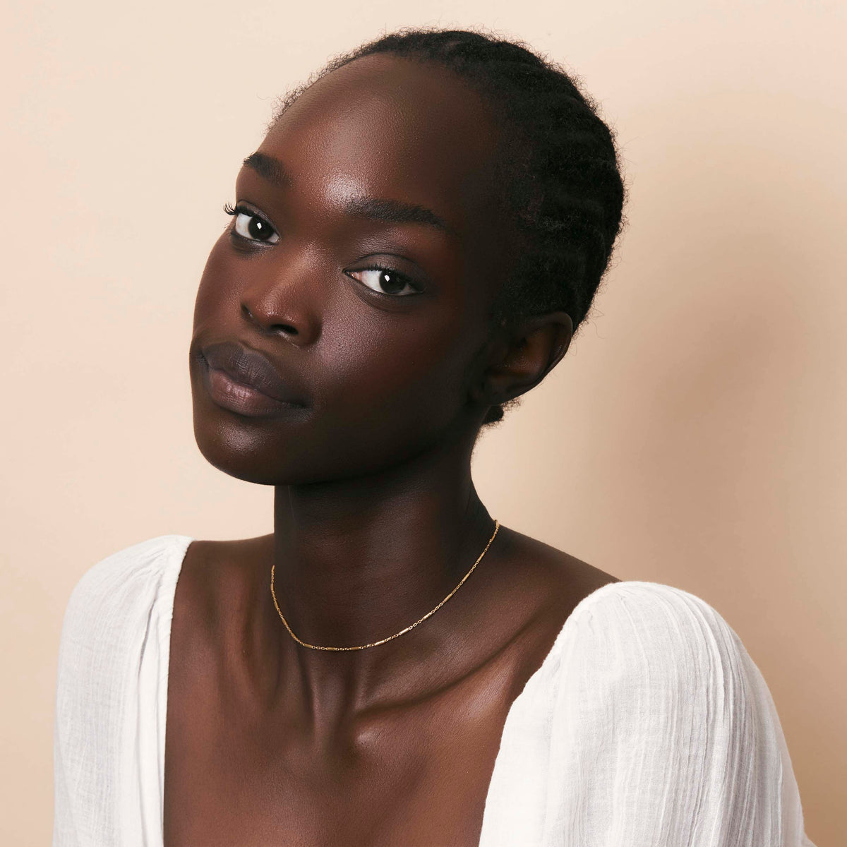 Station Chain Choker Gold