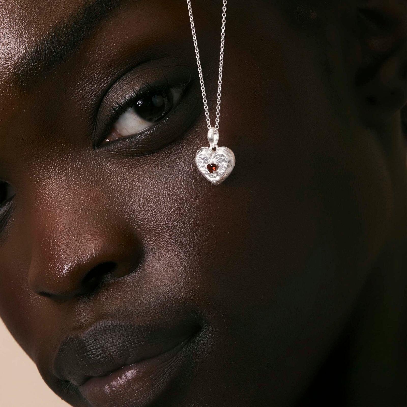 Eternal Love Garnet Locket