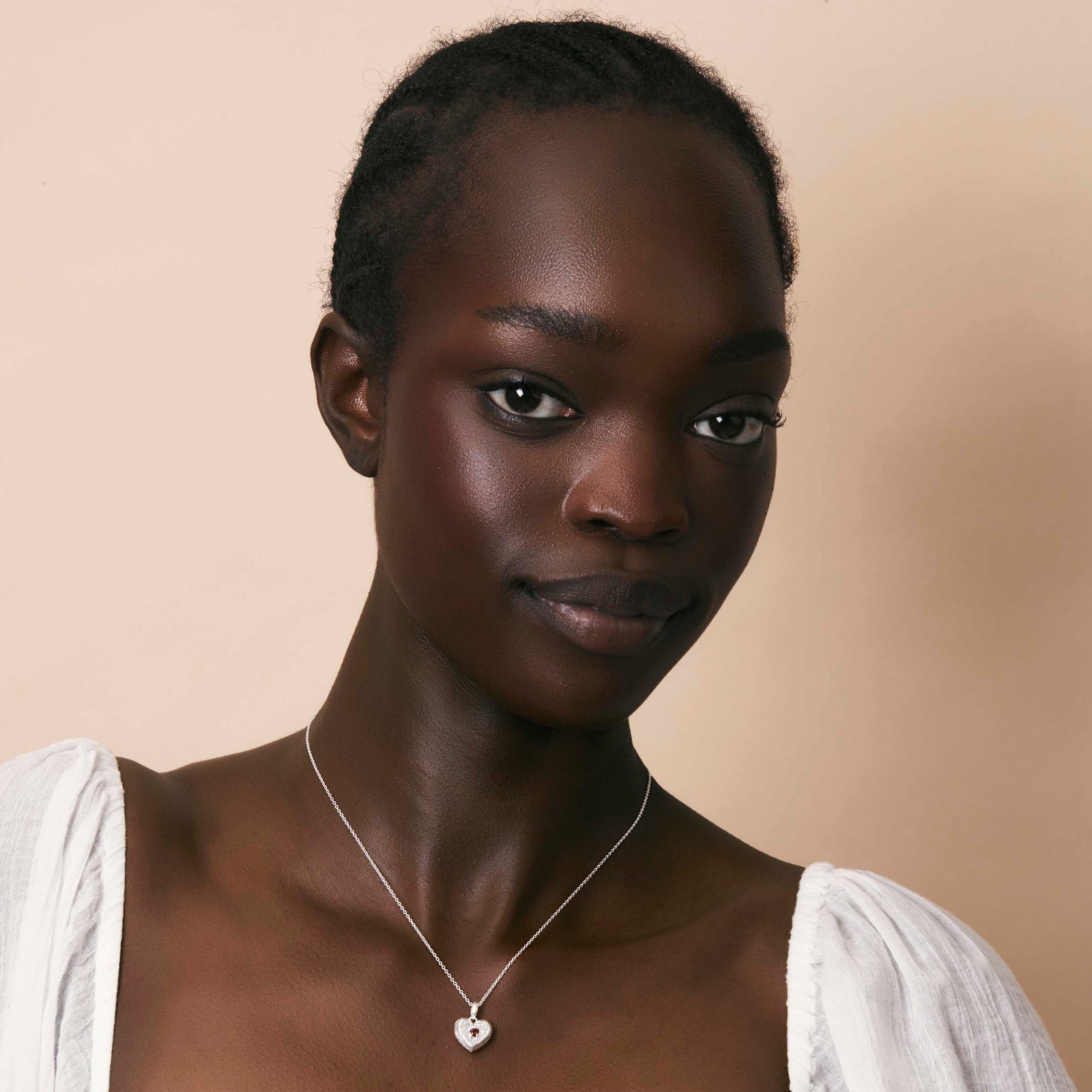 Eternal Love Garnet Locket