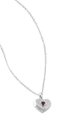 Eternal Love Garnet Locket