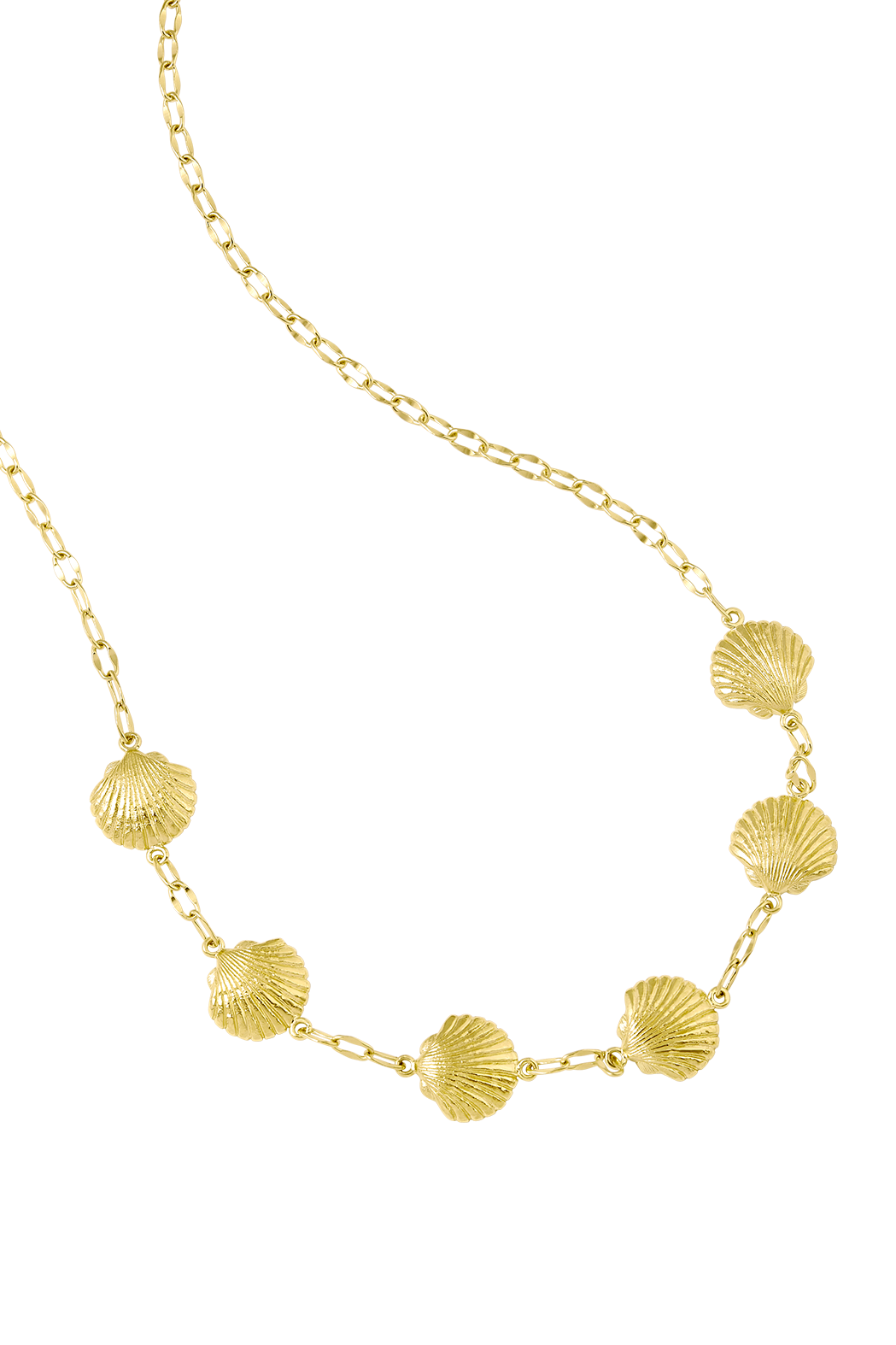 Sandshell Symphony Necklace Gold