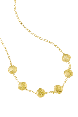 Sandshell Symphony Necklace Gold