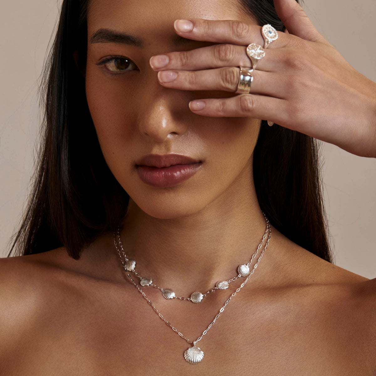 Sandshell Symphony Necklace