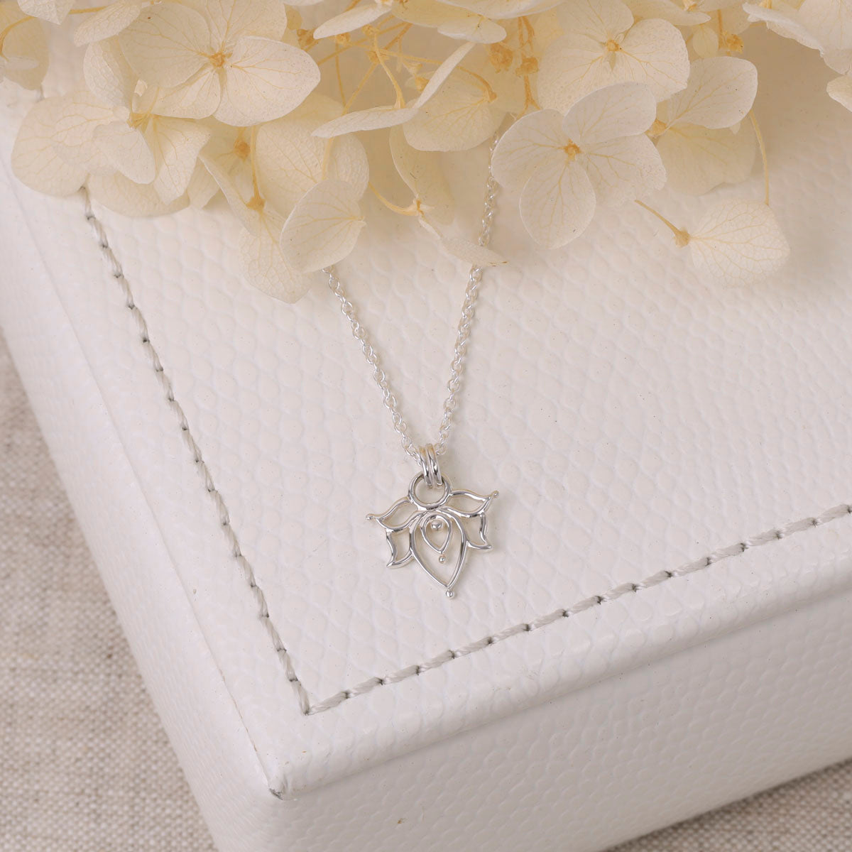 Dainty Lotus Necklace
