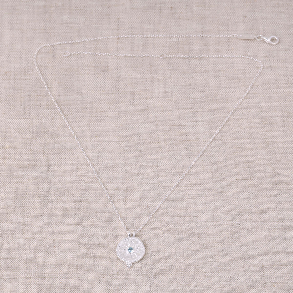 Helios Blue Topaz Necklace