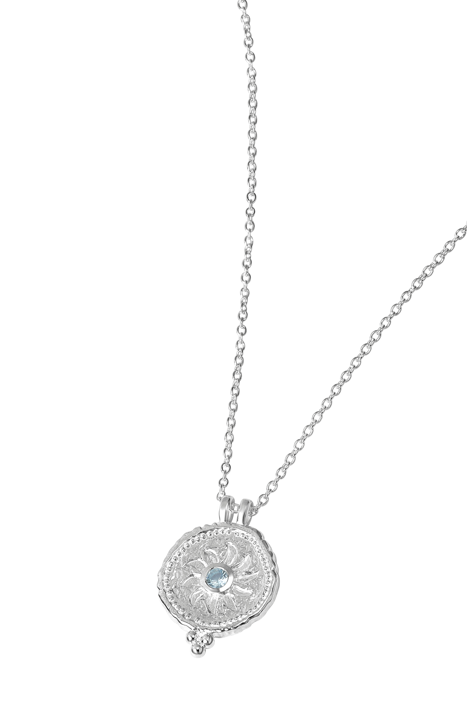 Helios Blue Topaz Necklace
