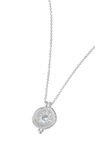 Helios Blue Topaz Necklace