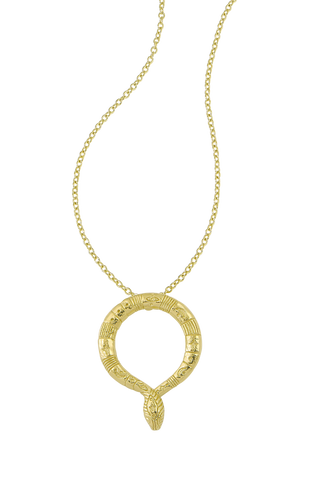 Lunara Serpent Necklace Gold