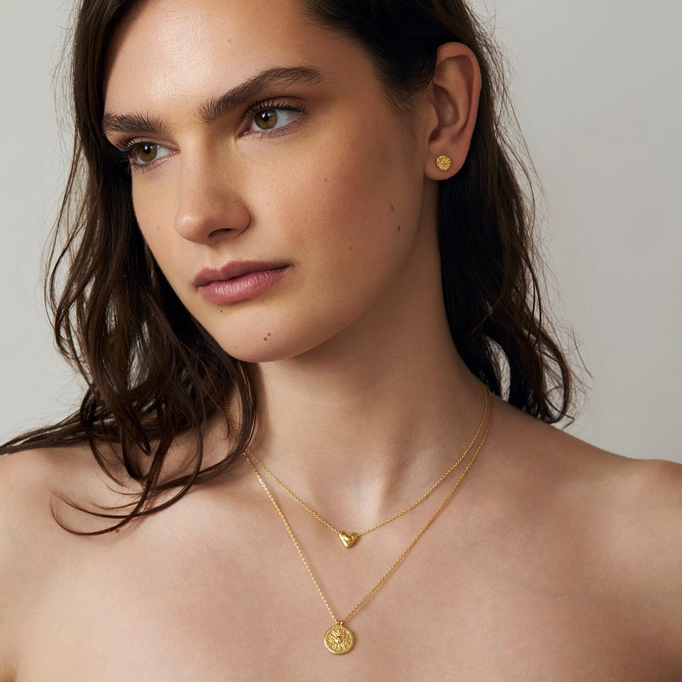 Guarded Sunkeeper Necklace Gold