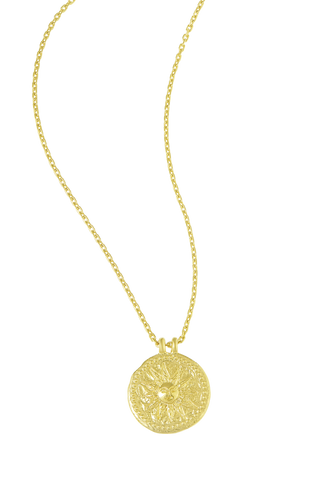 Guarded Sunkeeper Necklace Gold