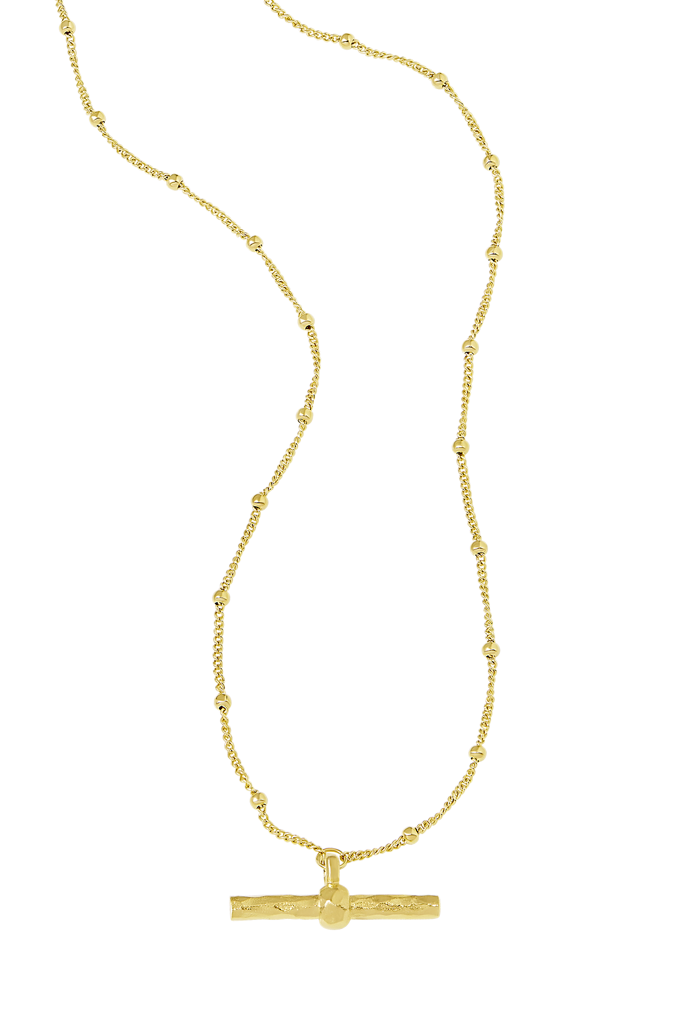 Delicate Bar Necklace Gold