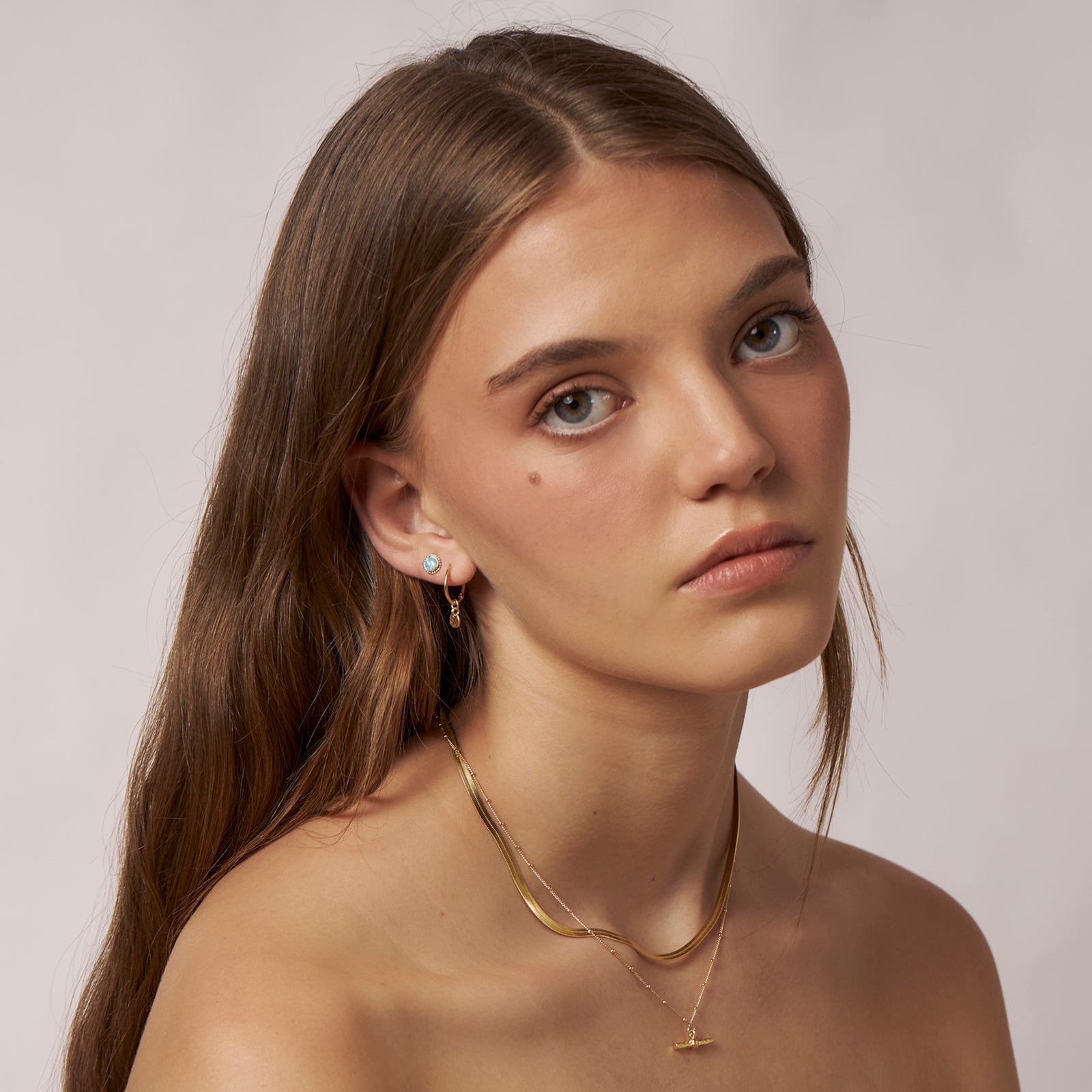 Flat Snake Chain Gold