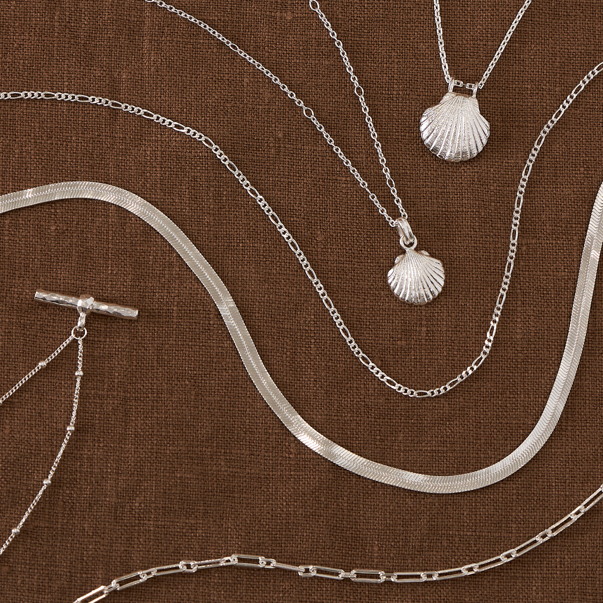 Textured Seashell Necklace