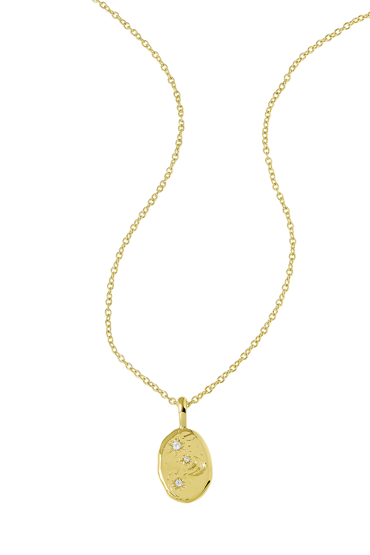 Celeste Pendant Necklace Gold