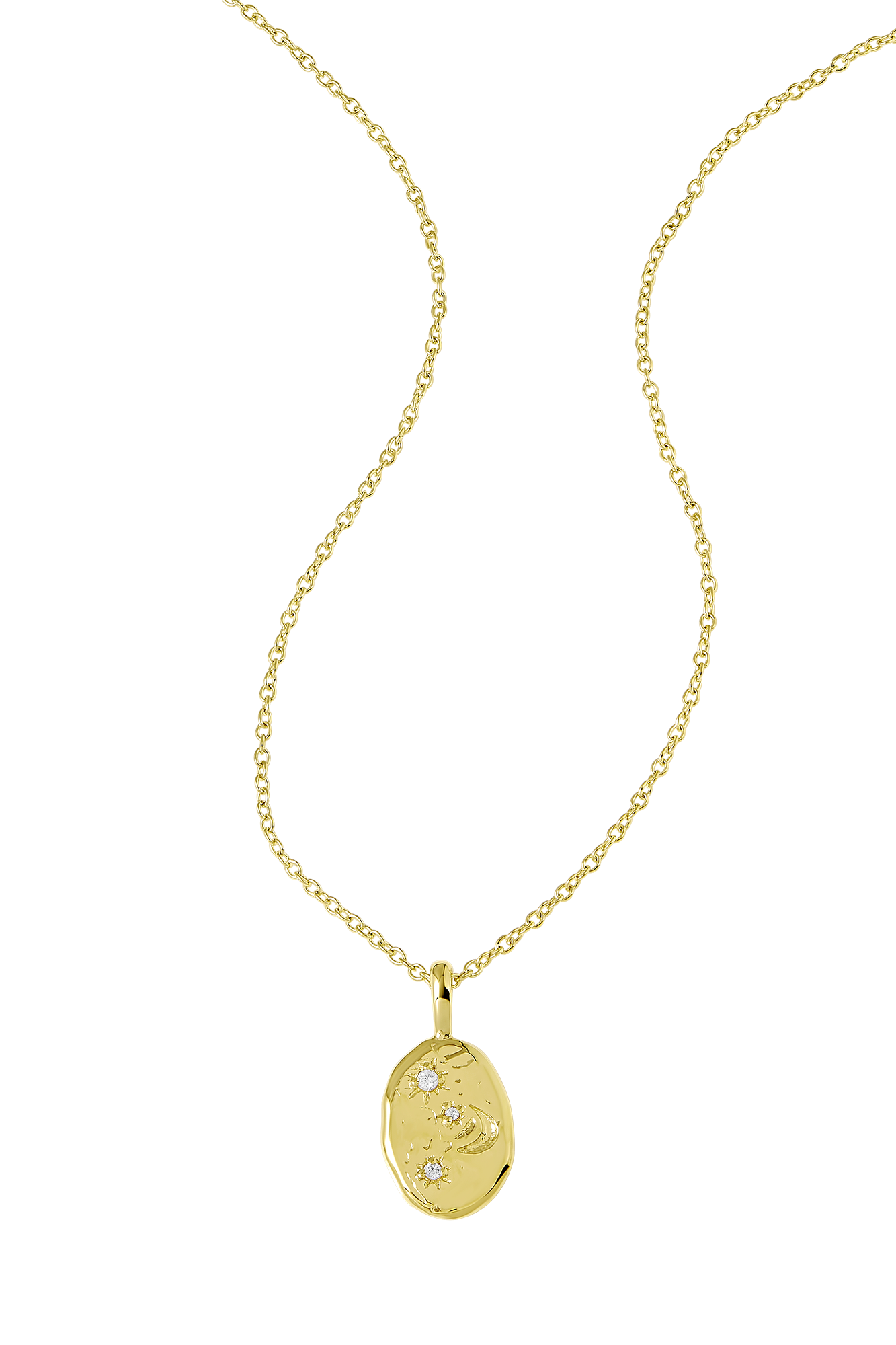 Celeste Pendant Necklace Gold
