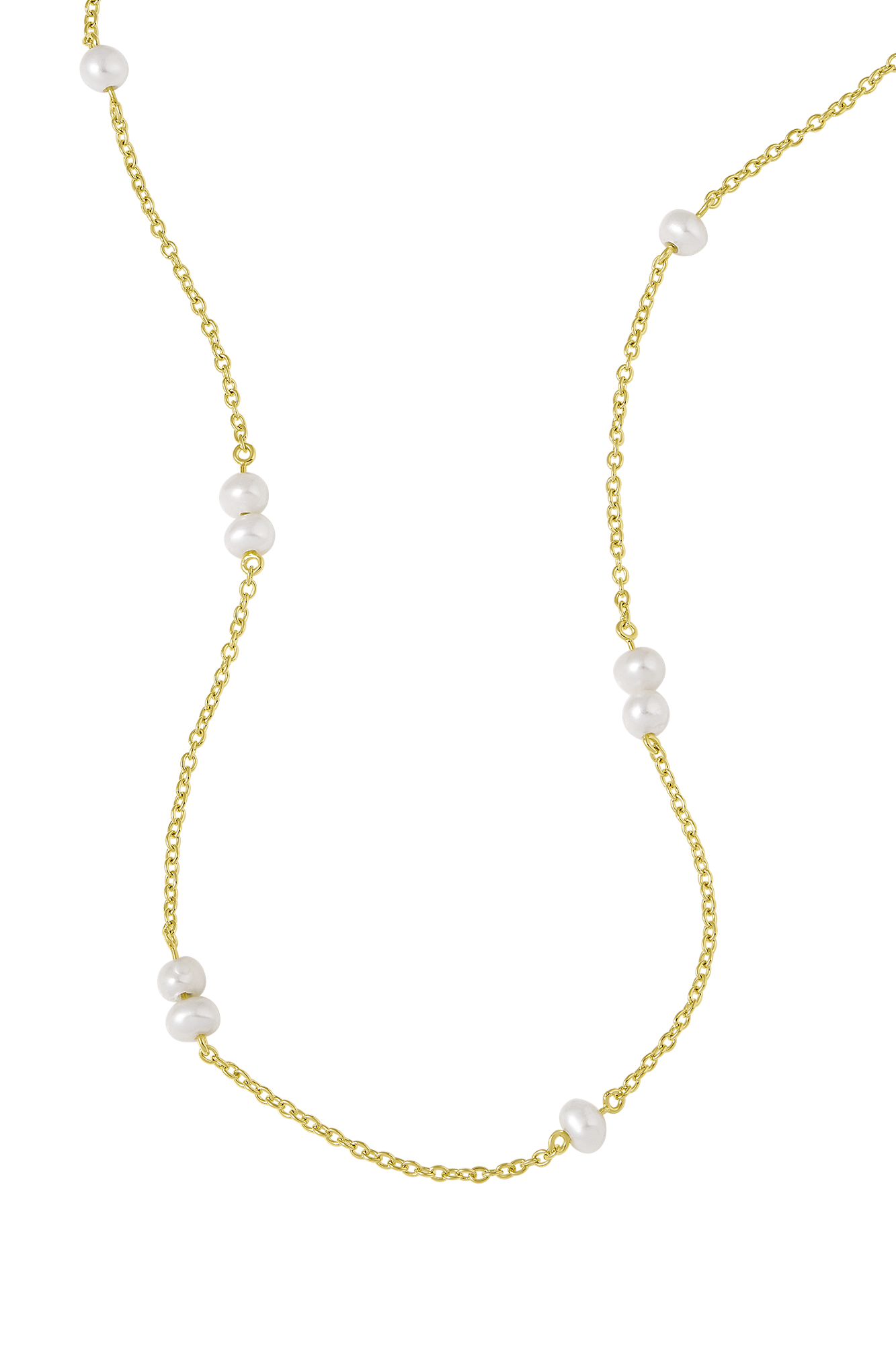 Nami Pearl Necklace Gold