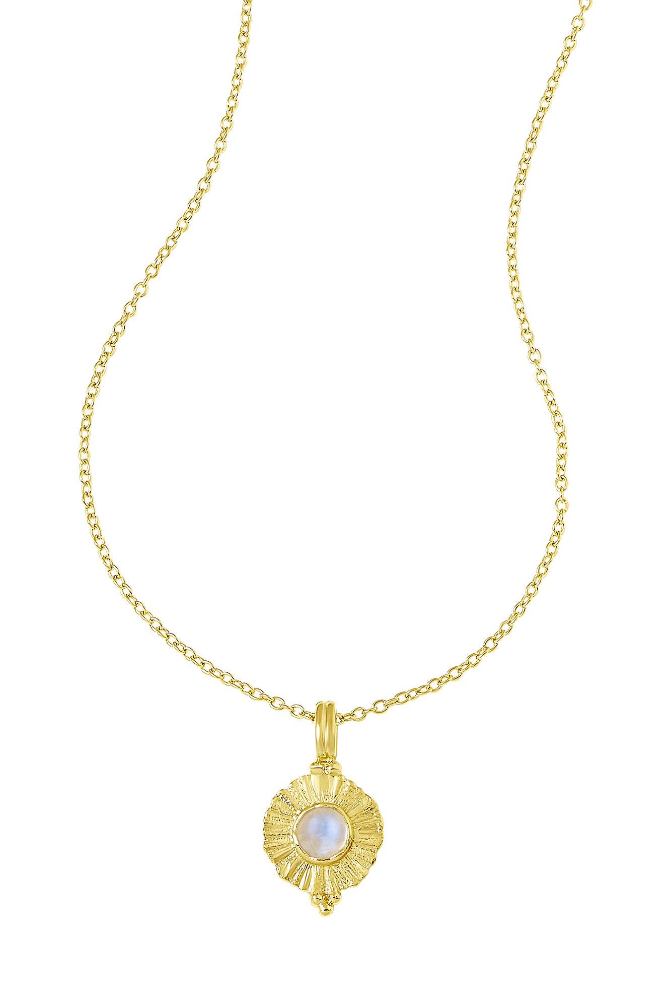 Veya Moonstone Necklace Gold