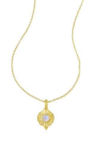 Veya Moonstone Necklace Gold