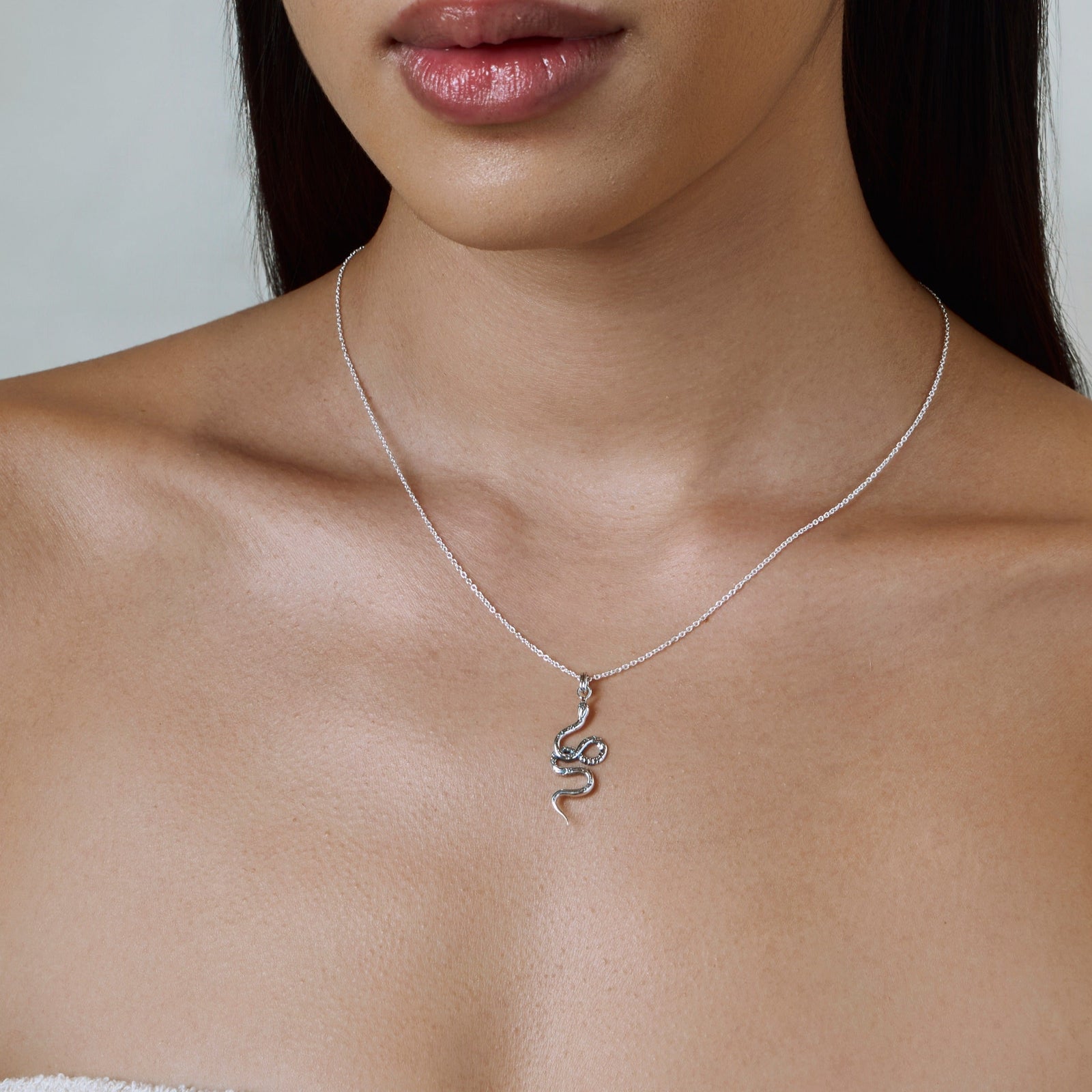 Lunara Serpent Coil Necklace