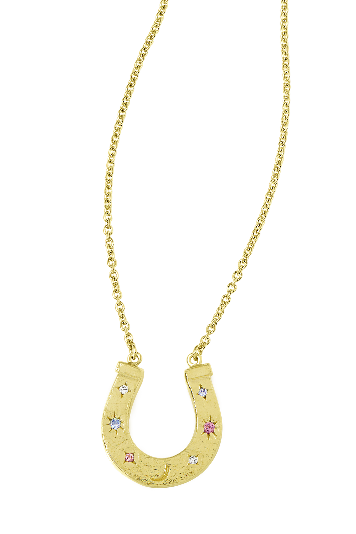 Celestial Horseshoe Necklace Gold