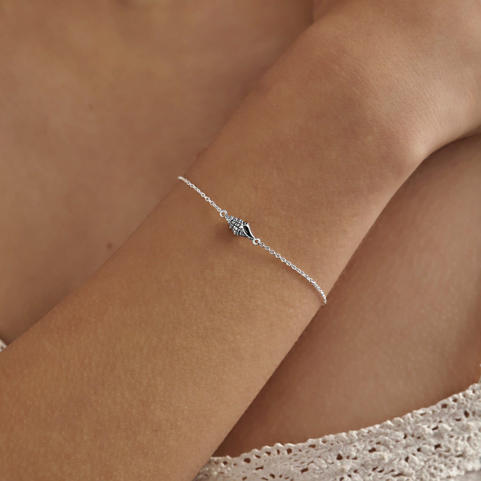 Spiral Shell Bracelet