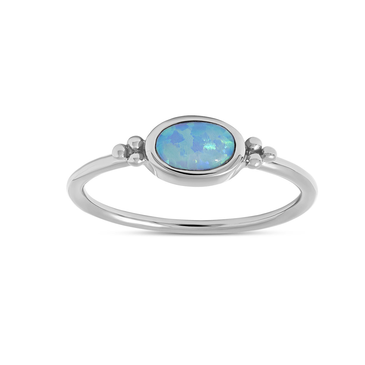 The Visionary Azure Opal Ring