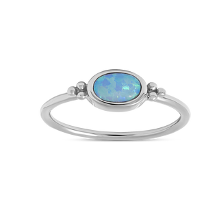 The Visionary Azure Opal Ring - 5