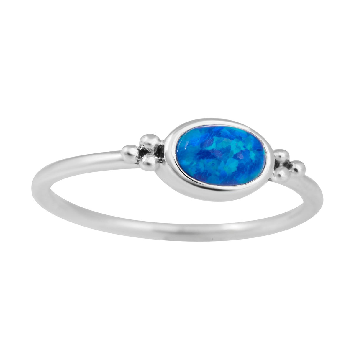 The Visionary Blue Opal Ring