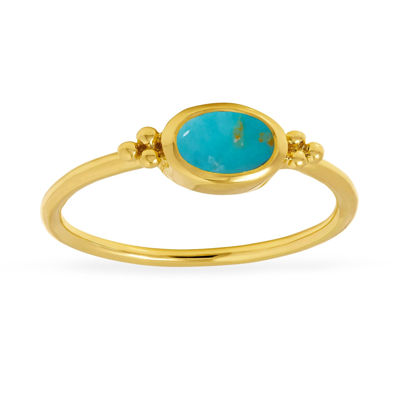 The Visionary Turquoise Ring Gold