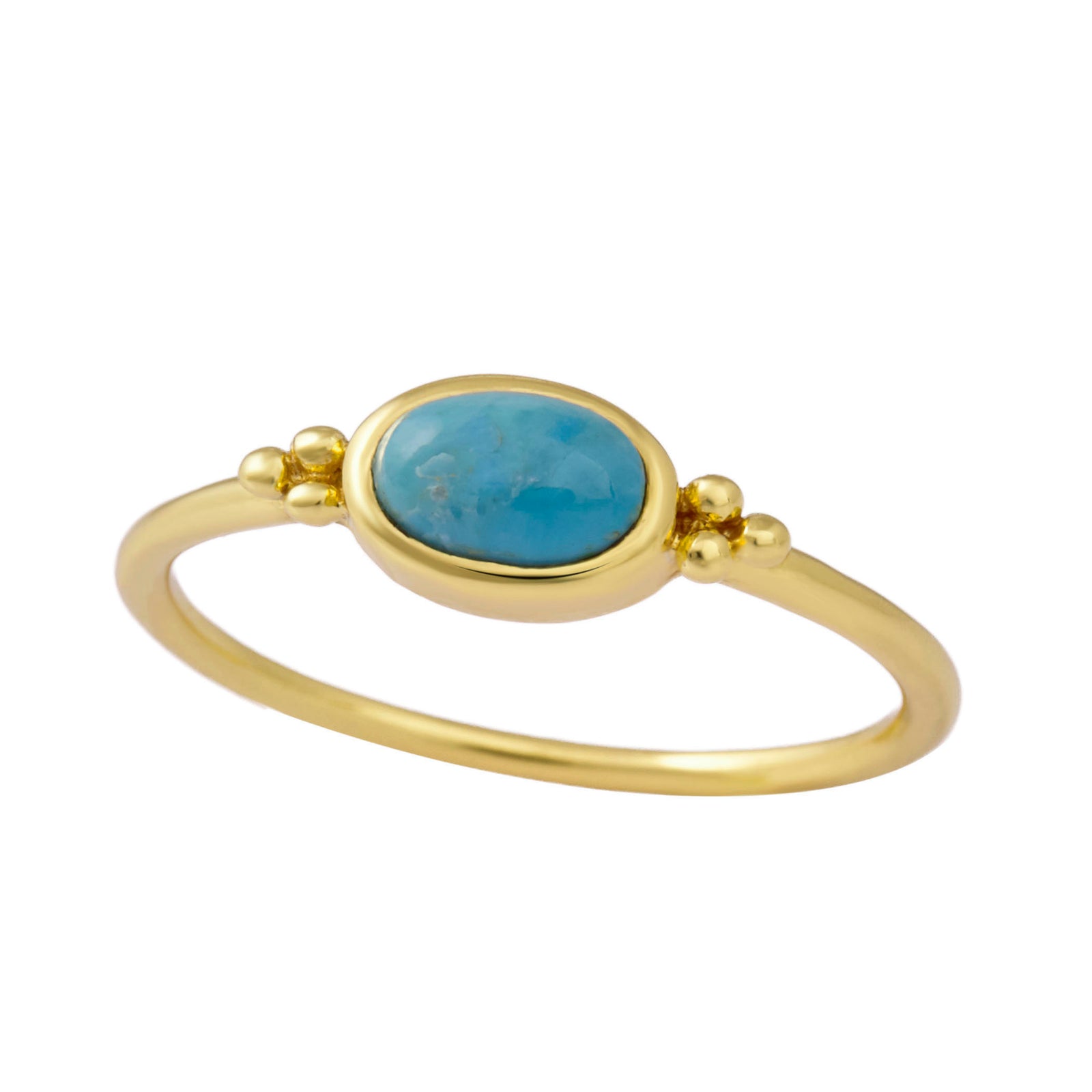 The Visionary Turquoise Ring Gold