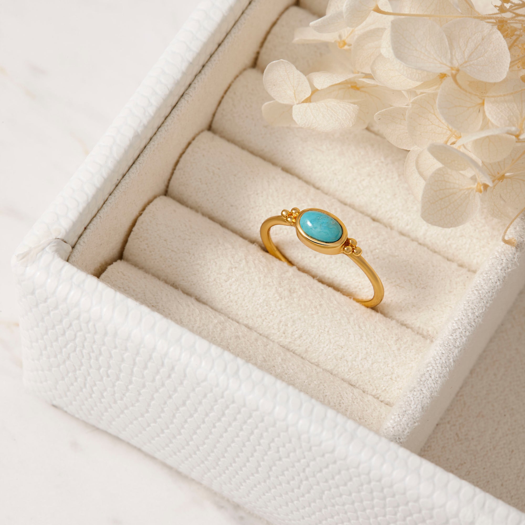 The Visionary Turquoise Ring Gold