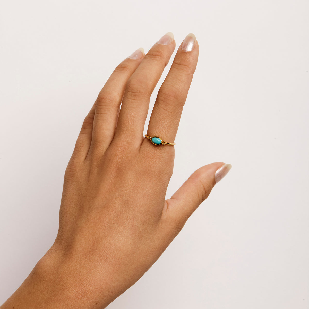 The Visionary Turquoise Ring Gold