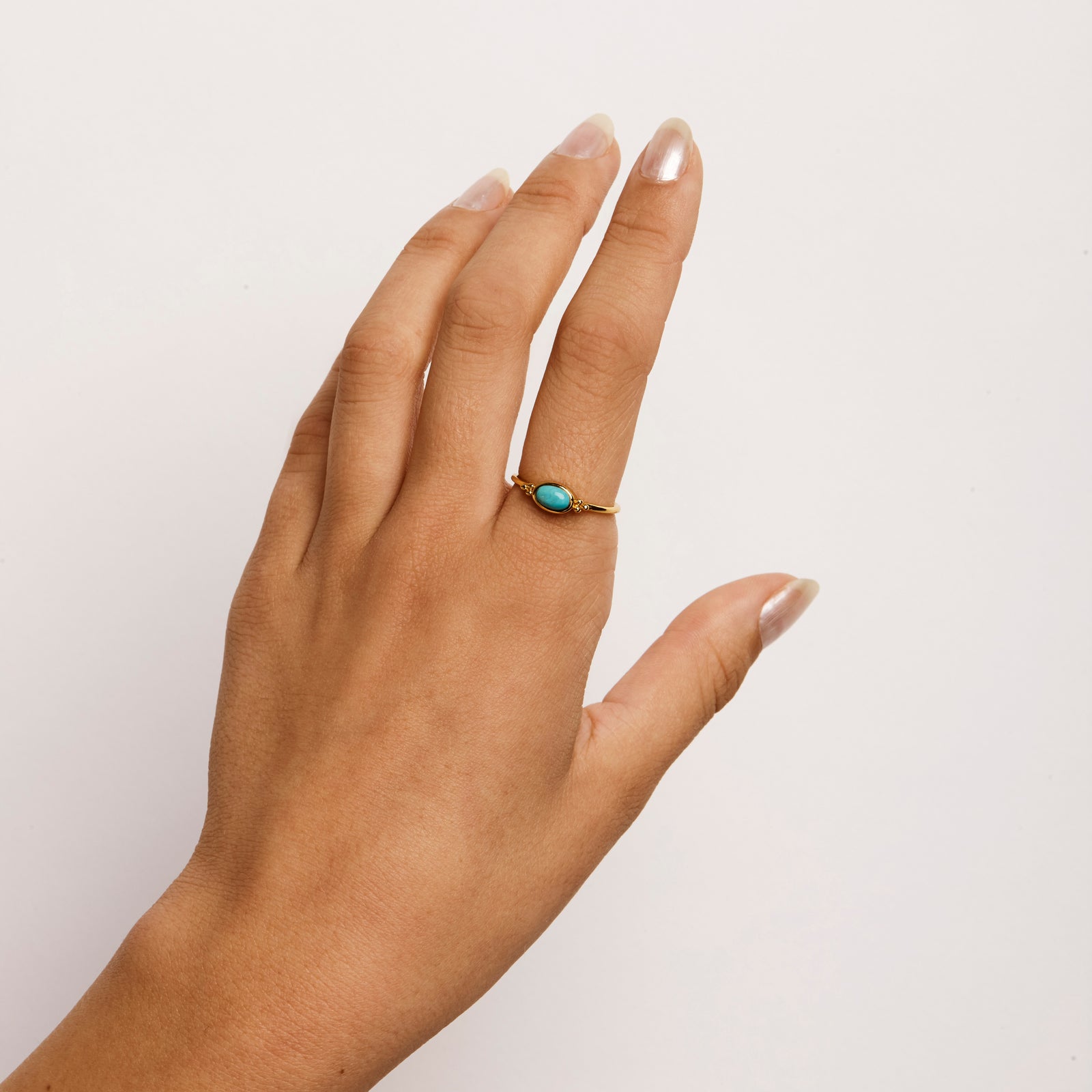 The Visionary Turquoise Ring Gold
