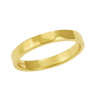 Beaten Ring Band Gold - 5