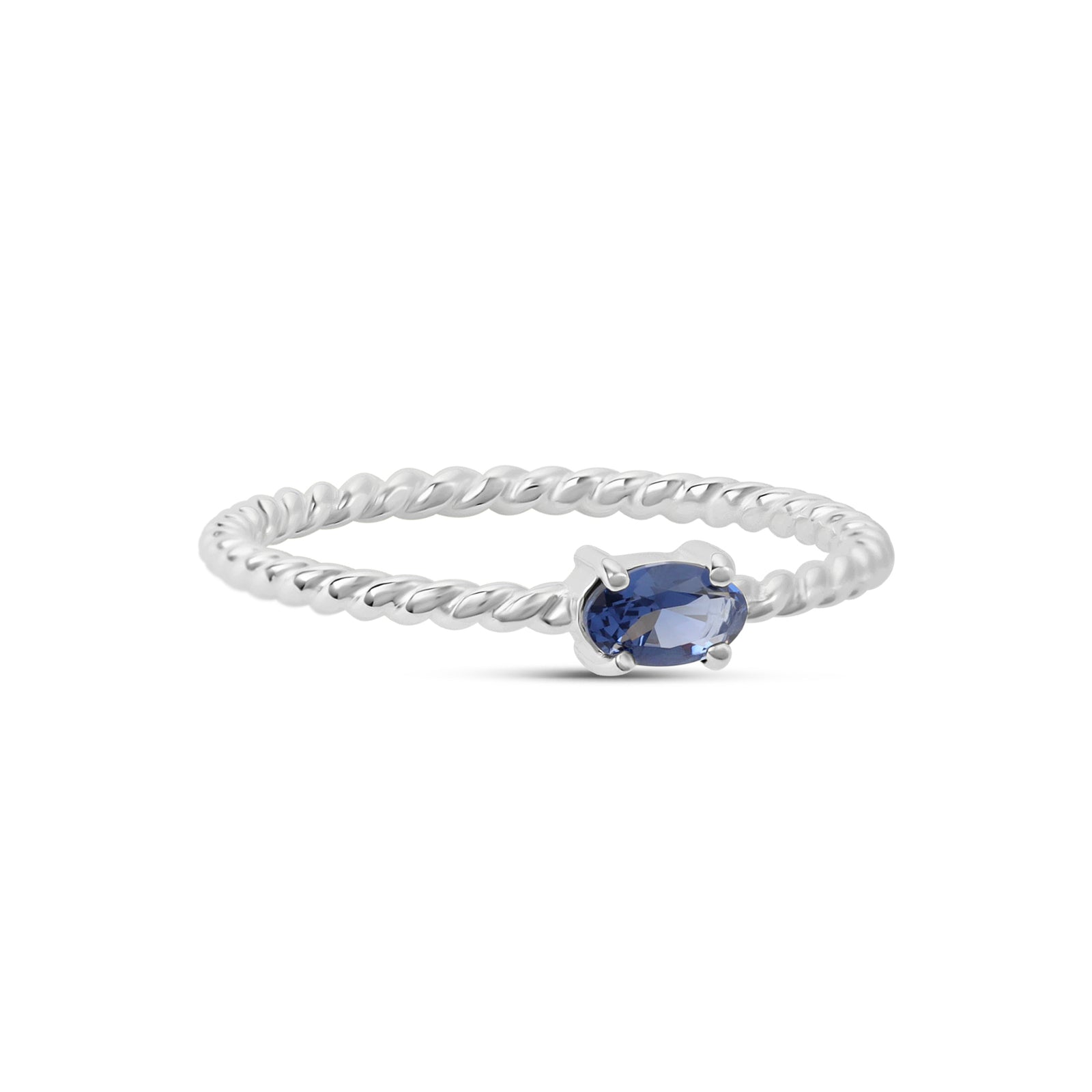 Interwoven Sapphire Ring