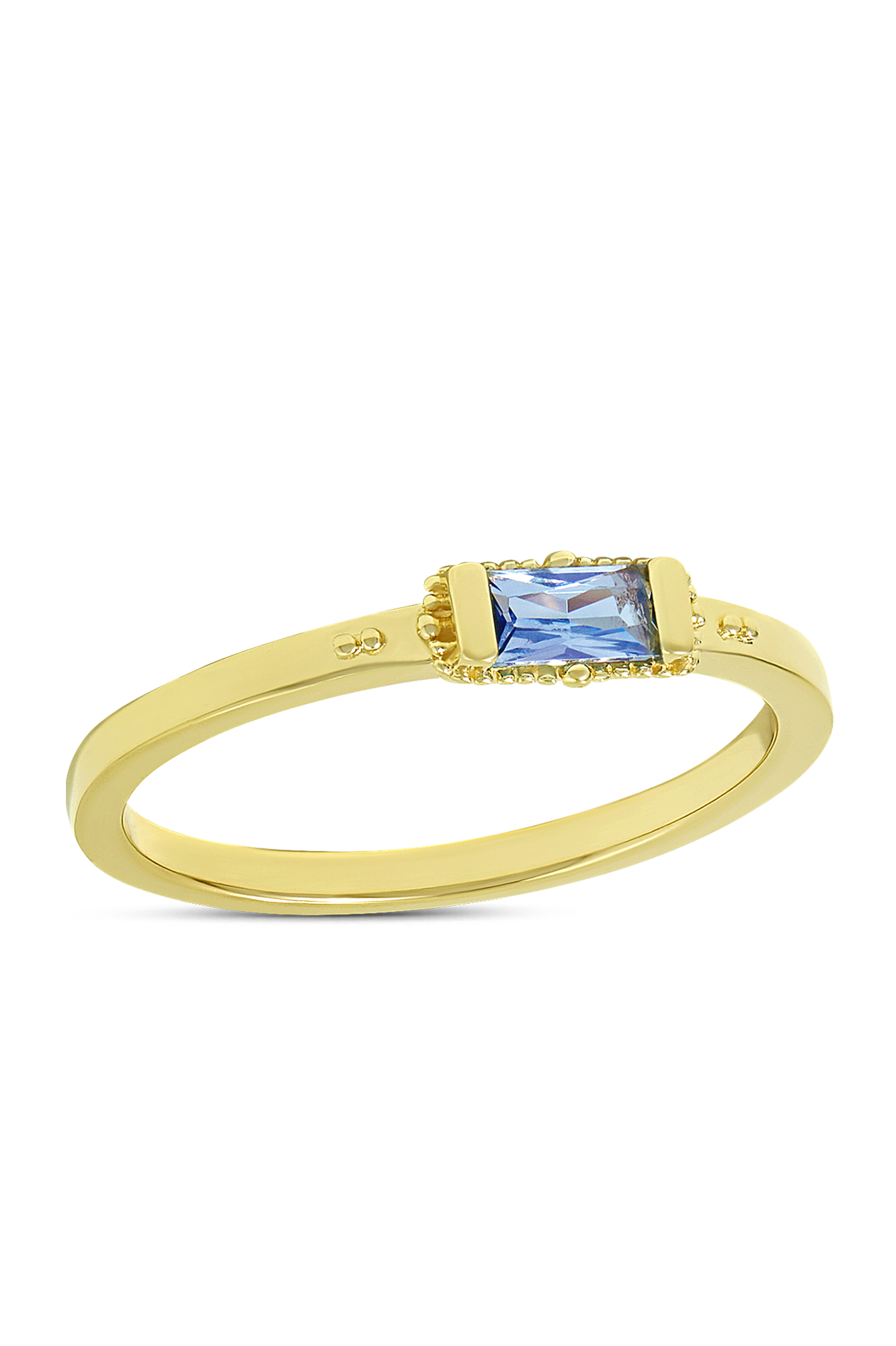 Enigmatic Blue Topaz Ring Gold