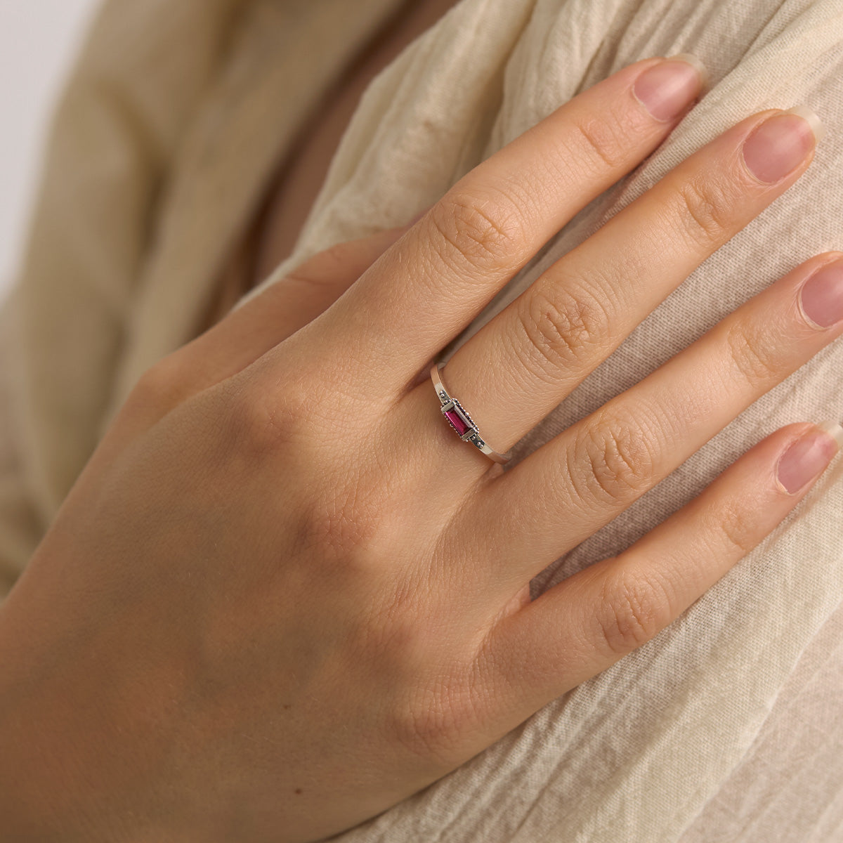 Enigmatic Ruby Ring