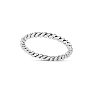 Rope Twist Ring Band - 4