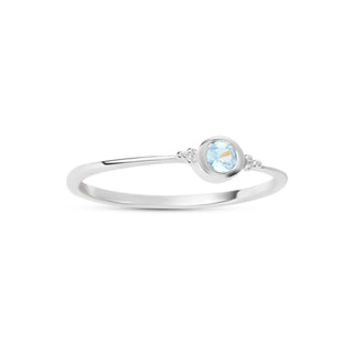 Glisten Blue Topaz Ring - 5