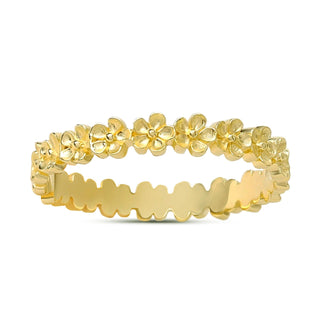 Blossom Chain Ring Gold - 6