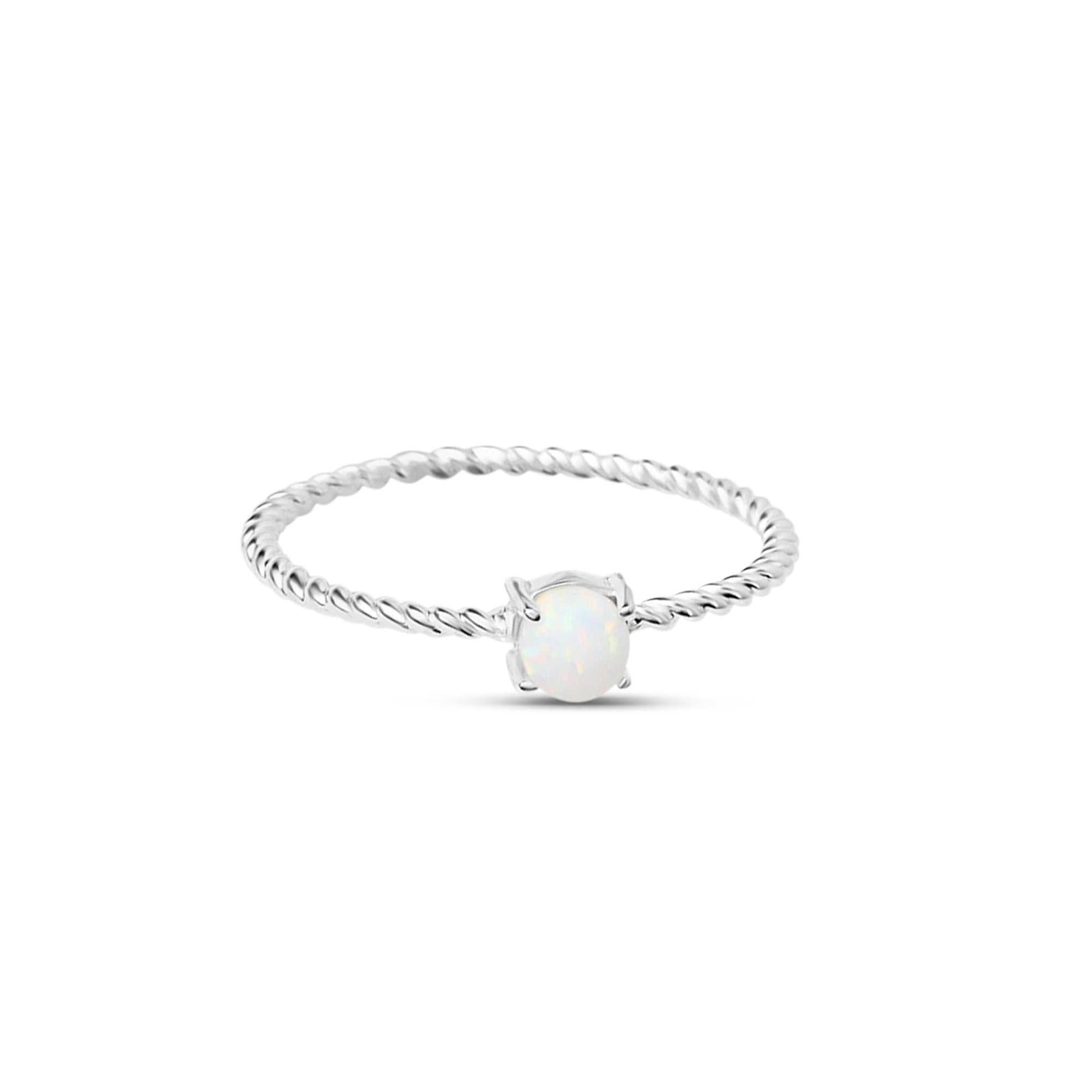 Entwined Opal Ring