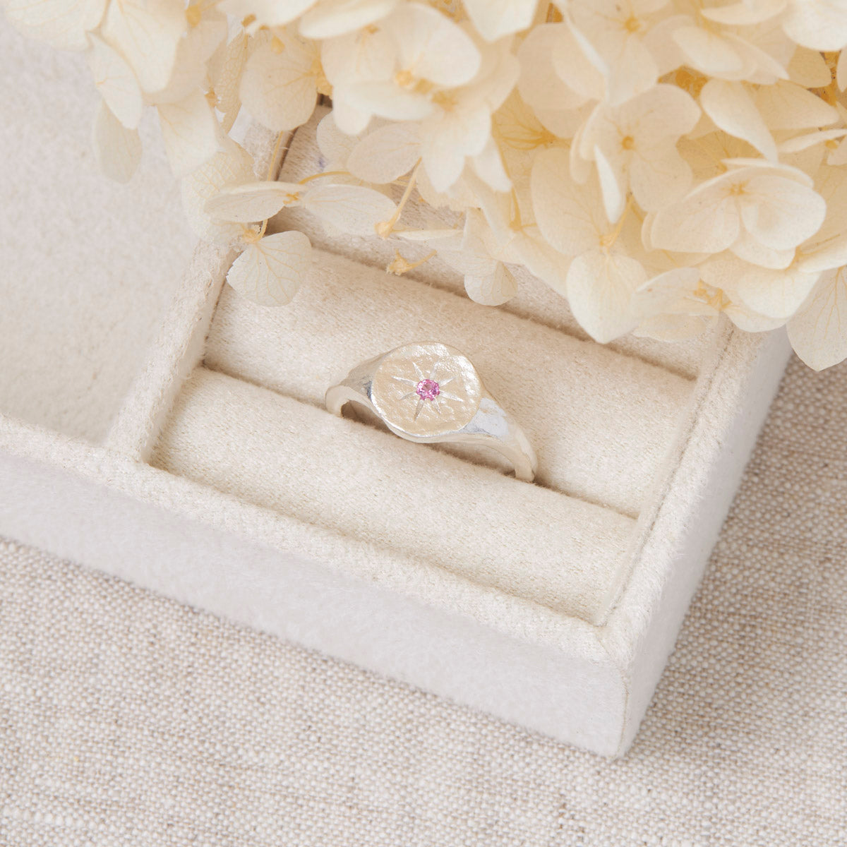 Enchanted Star Pink Tourmaline Ring