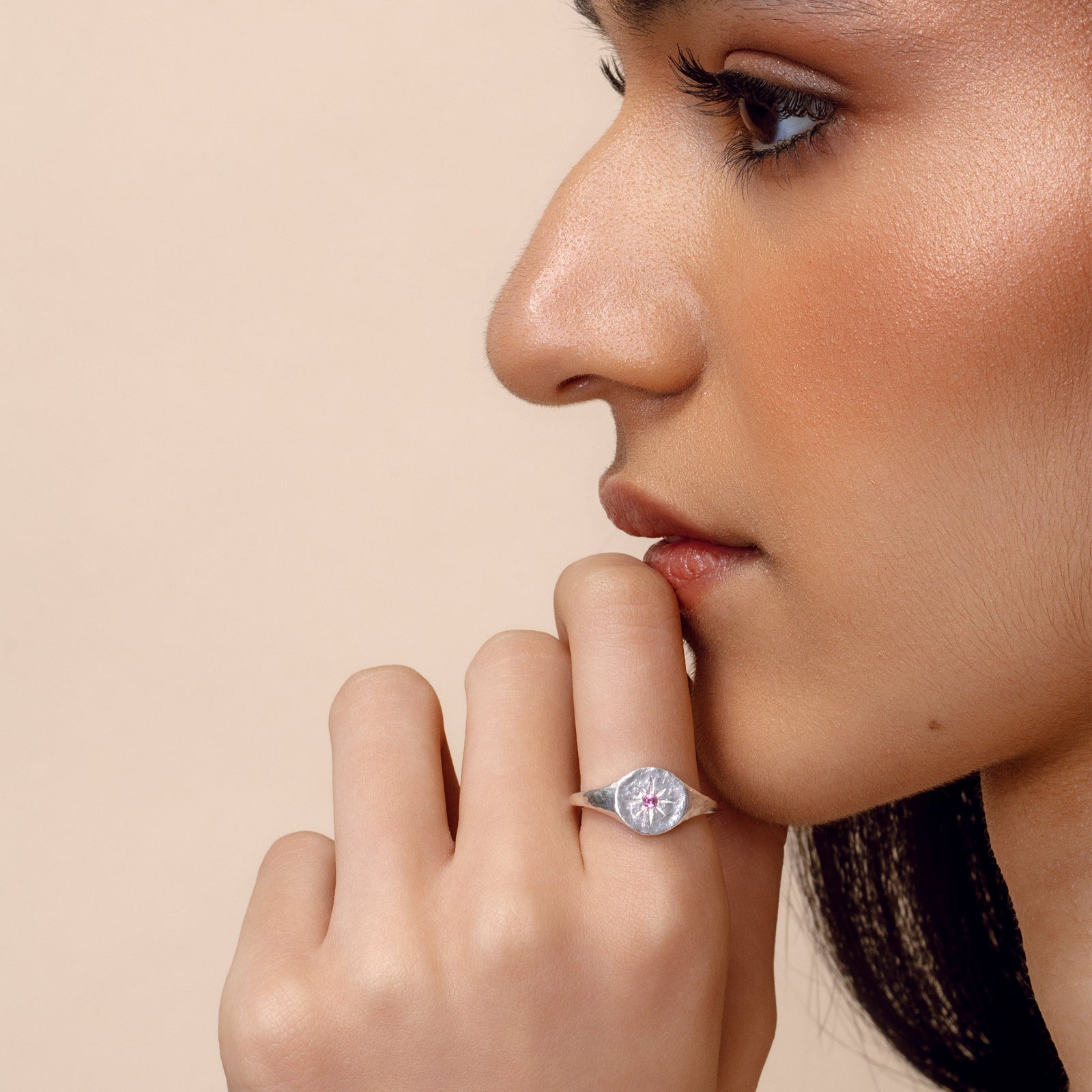 Enchanted Star Pink Tourmaline Ring